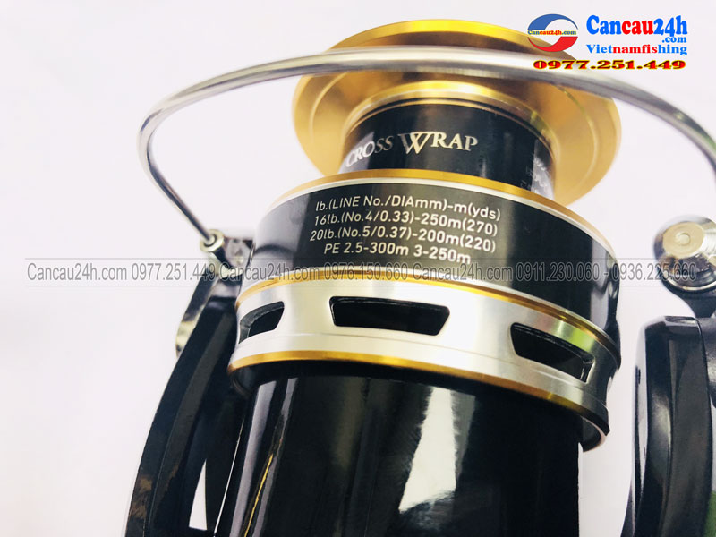 Máy câu cá Daiwa Crest 4000, Chính hãng, BH 12 Tháng - Cancau24h